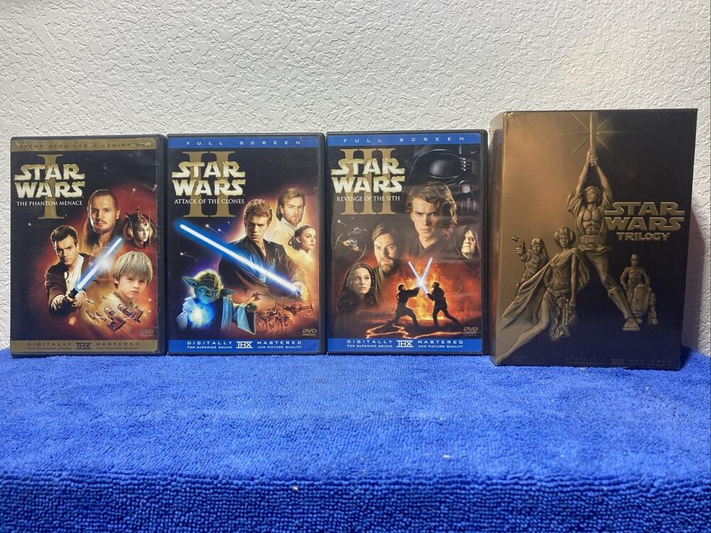 Star Wars Complete Original 1-6 Trilogy Collection Set DVD 6 Movies